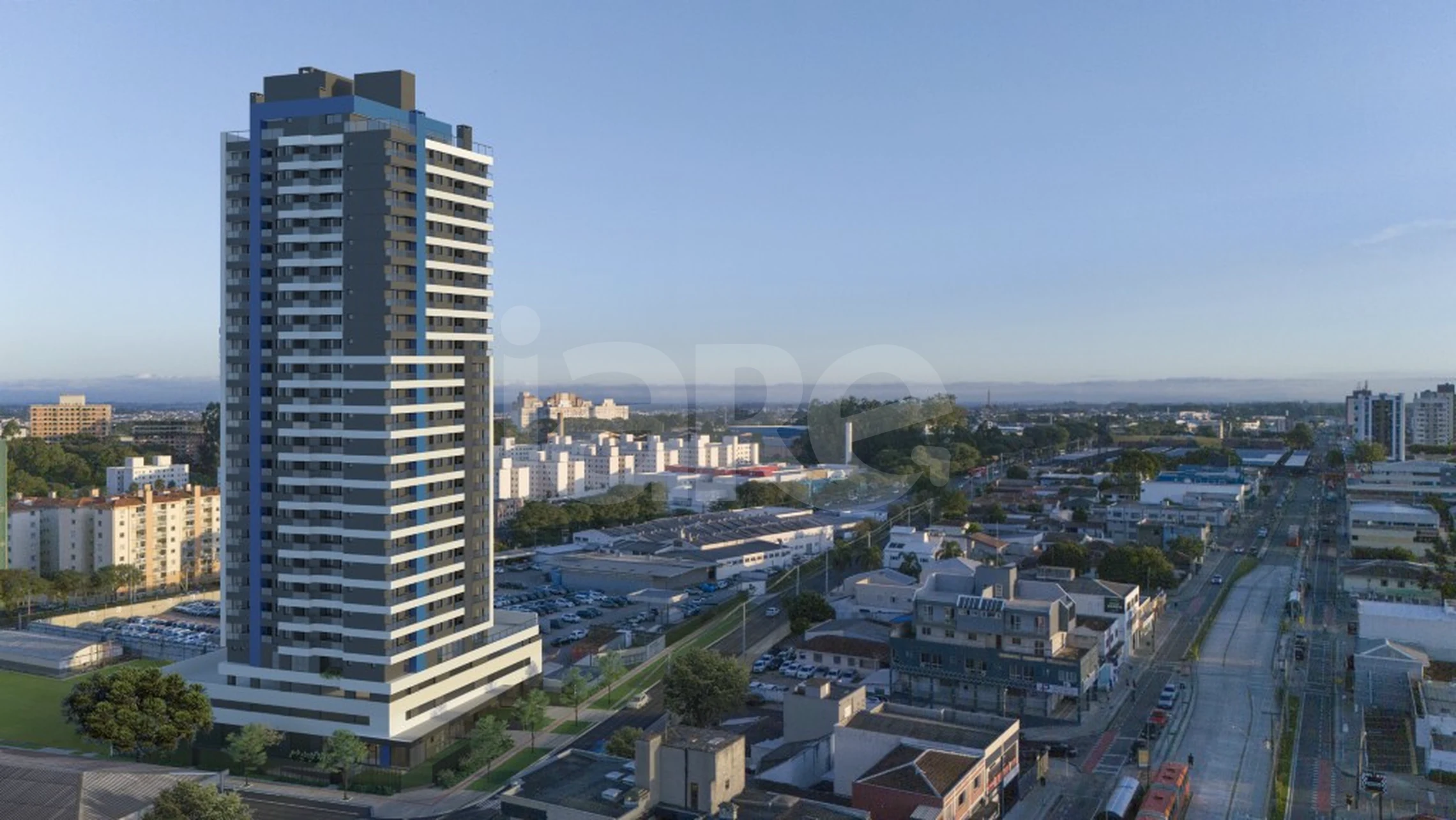 Pine Blue - Apartamento com 61,67 m², em Capão Raso — foto 1