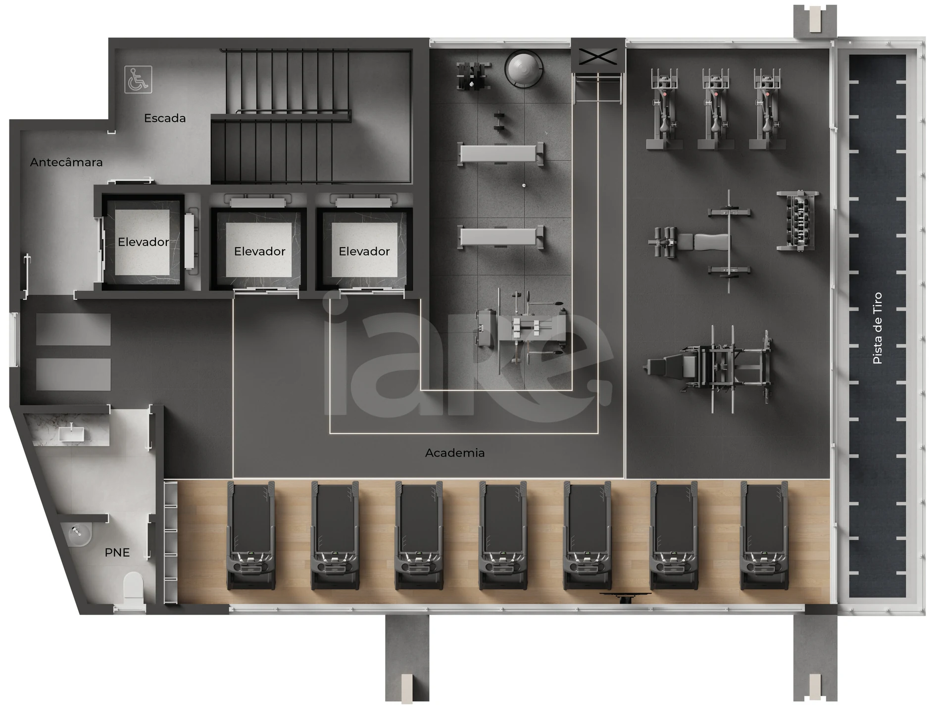 Planta — Pavimento rooftop superior
