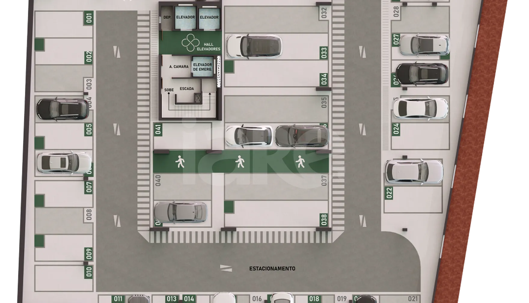 Planta — Pavimento subsolo