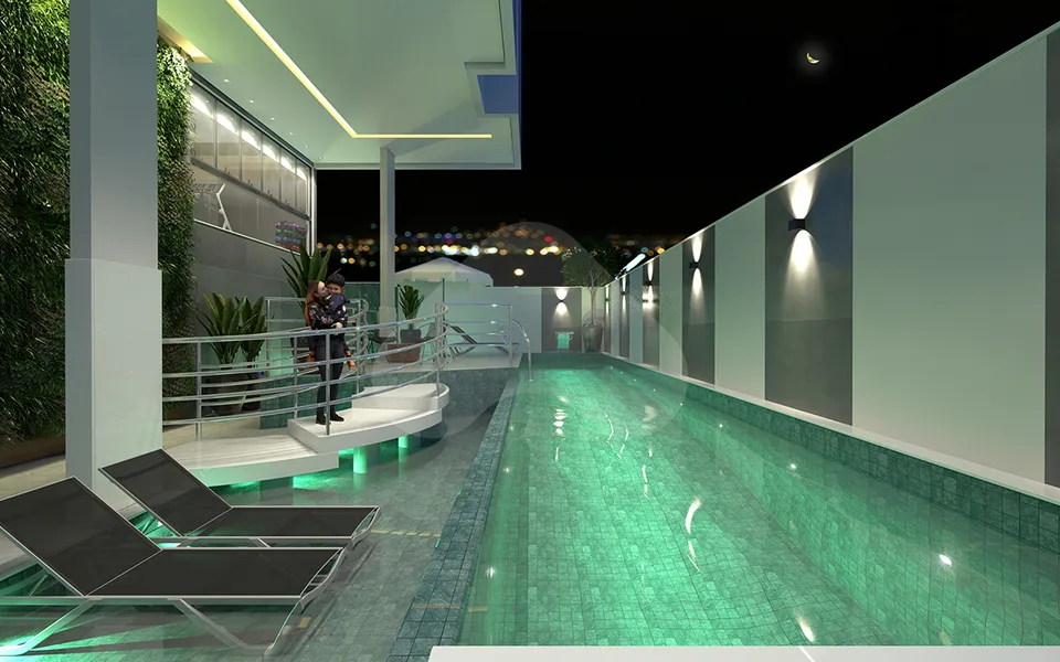 Brava Center Residence - Cobertura com 369,3 m², em Praia Brava de Itajaí — foto 10