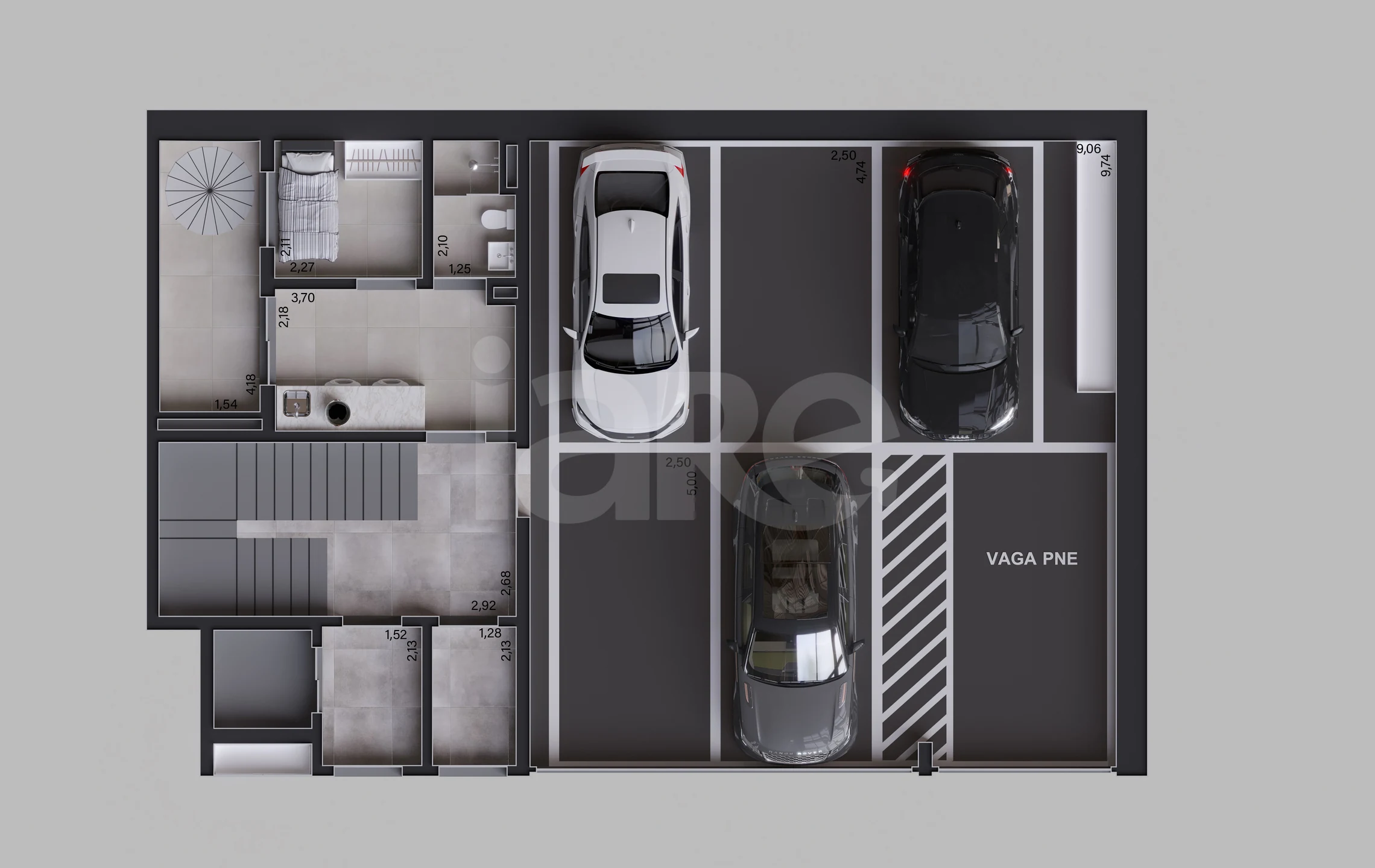 Planta — Casa em Condomínio 676,05 m²