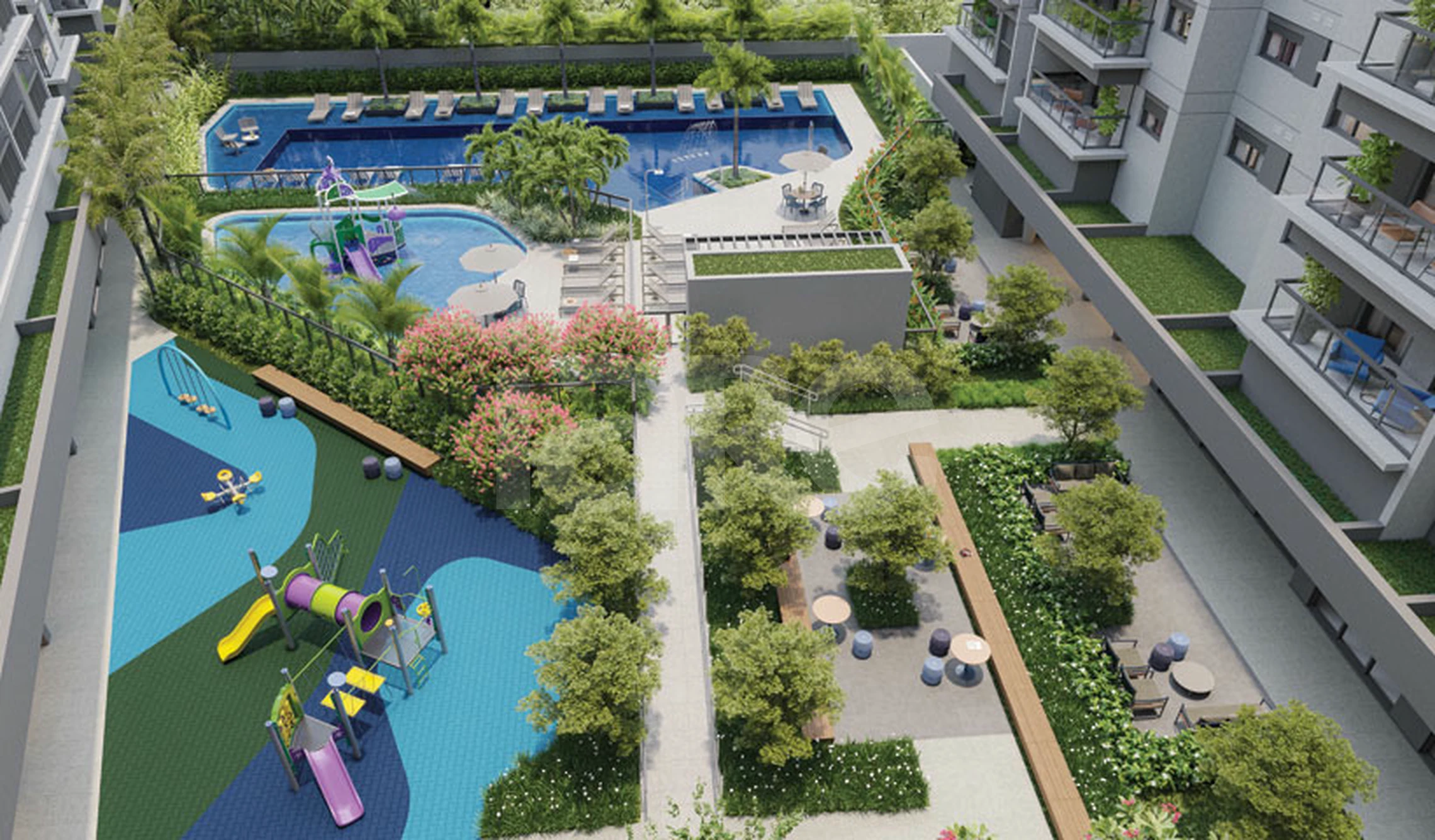 Blue Marine Home Resort - Apartamento com 56,47 m², em Vila Monte Alegre — foto 35