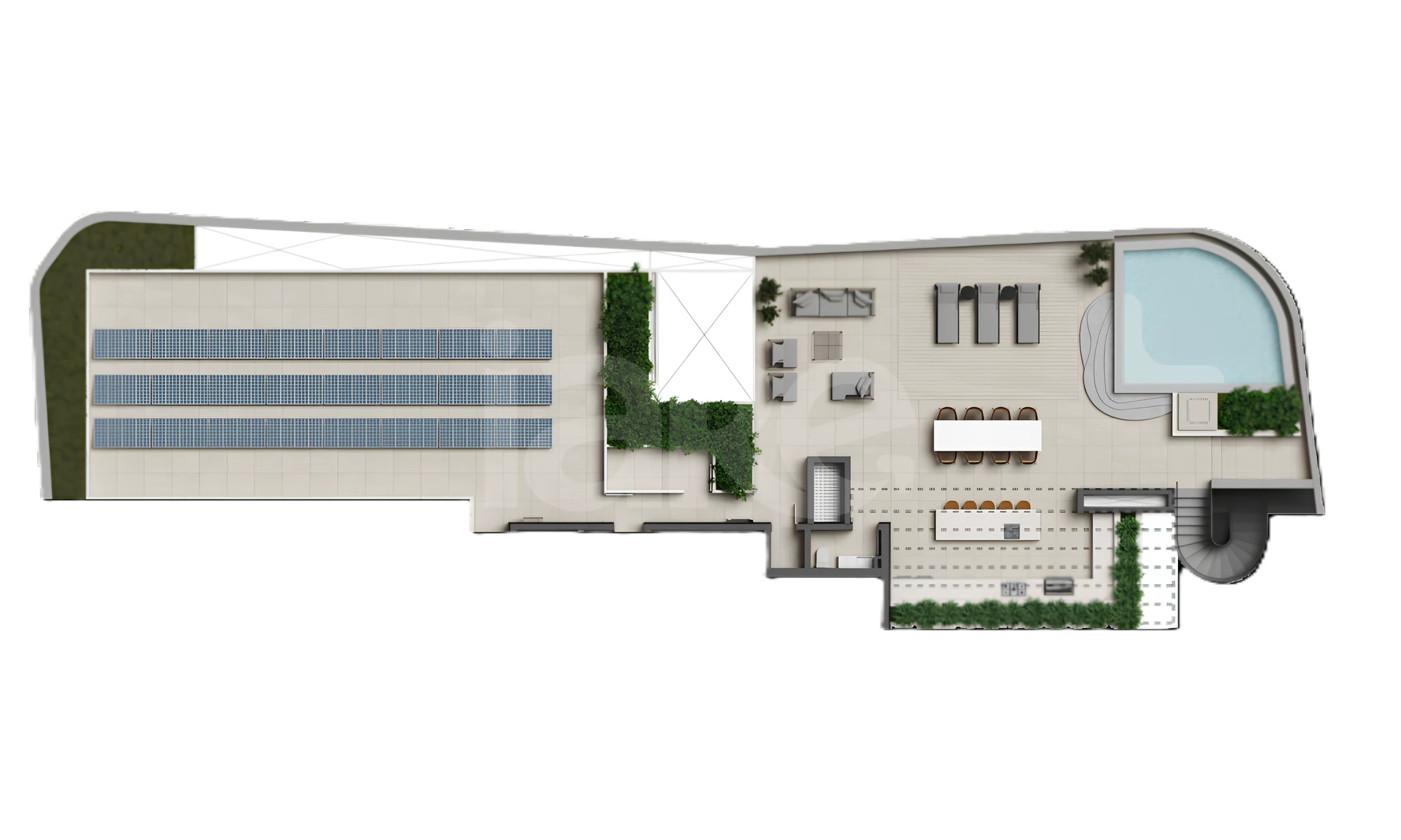 Planta — Garden 579,09 m²