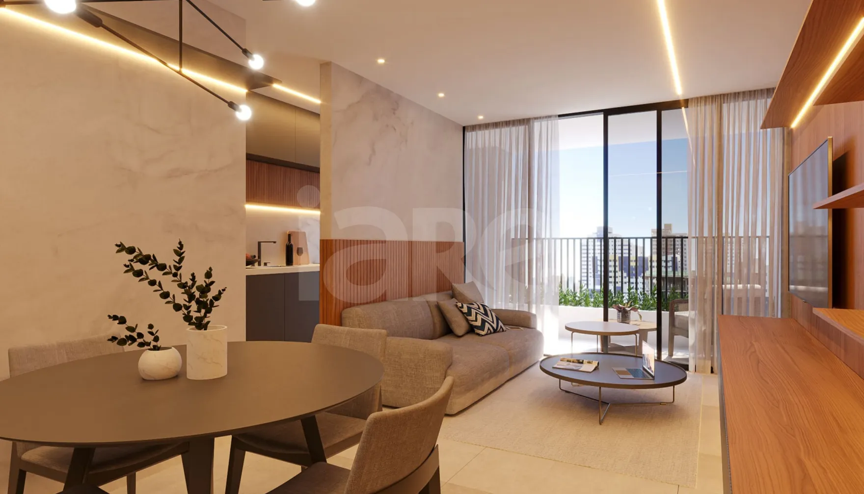 EQ Ocean - Apartamento com 92,46 m², em Intermares — foto 2