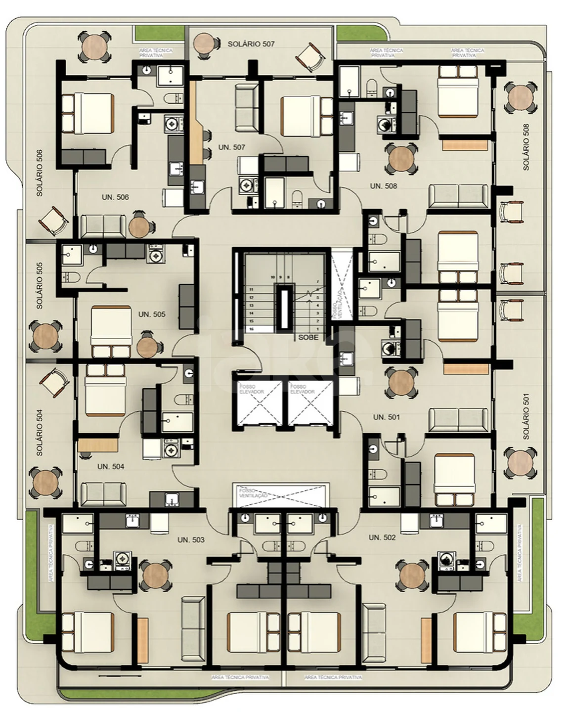 Planta — Pavimento 05