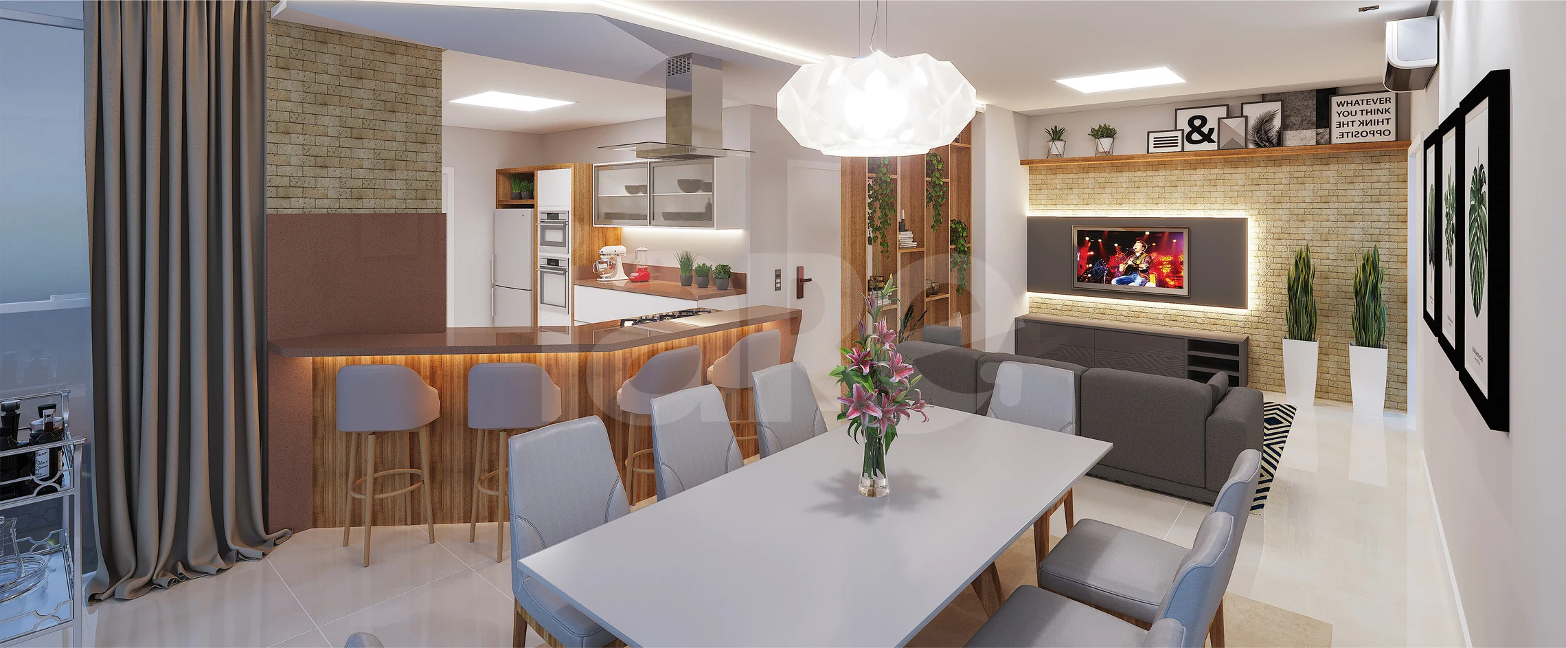 Unique Tower - Apartamento com 118,9 m², em Centro — foto 2