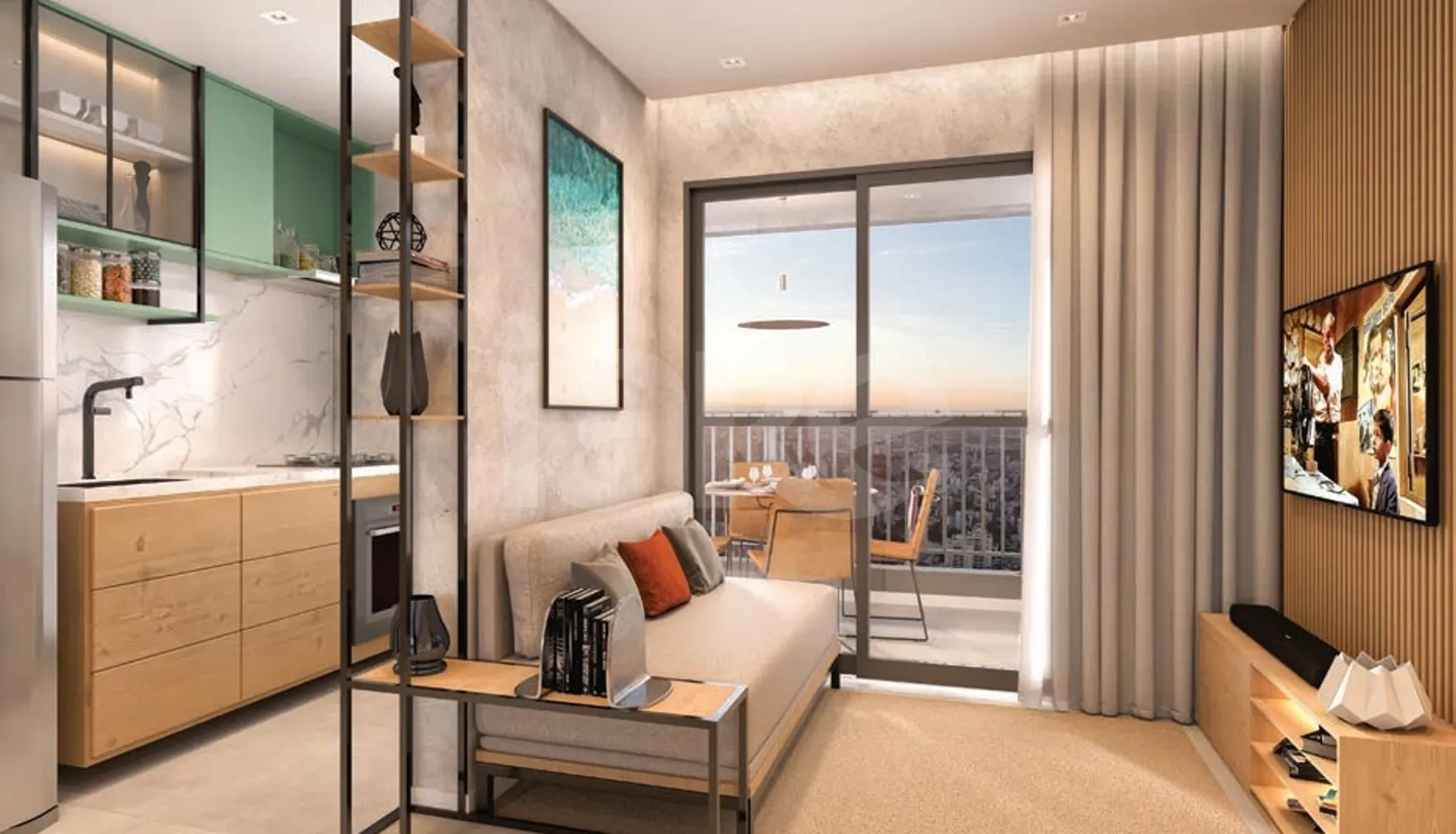 Bios Santo Amaro - Apartamento com 46,71 m², em Santo Amaro — foto 2