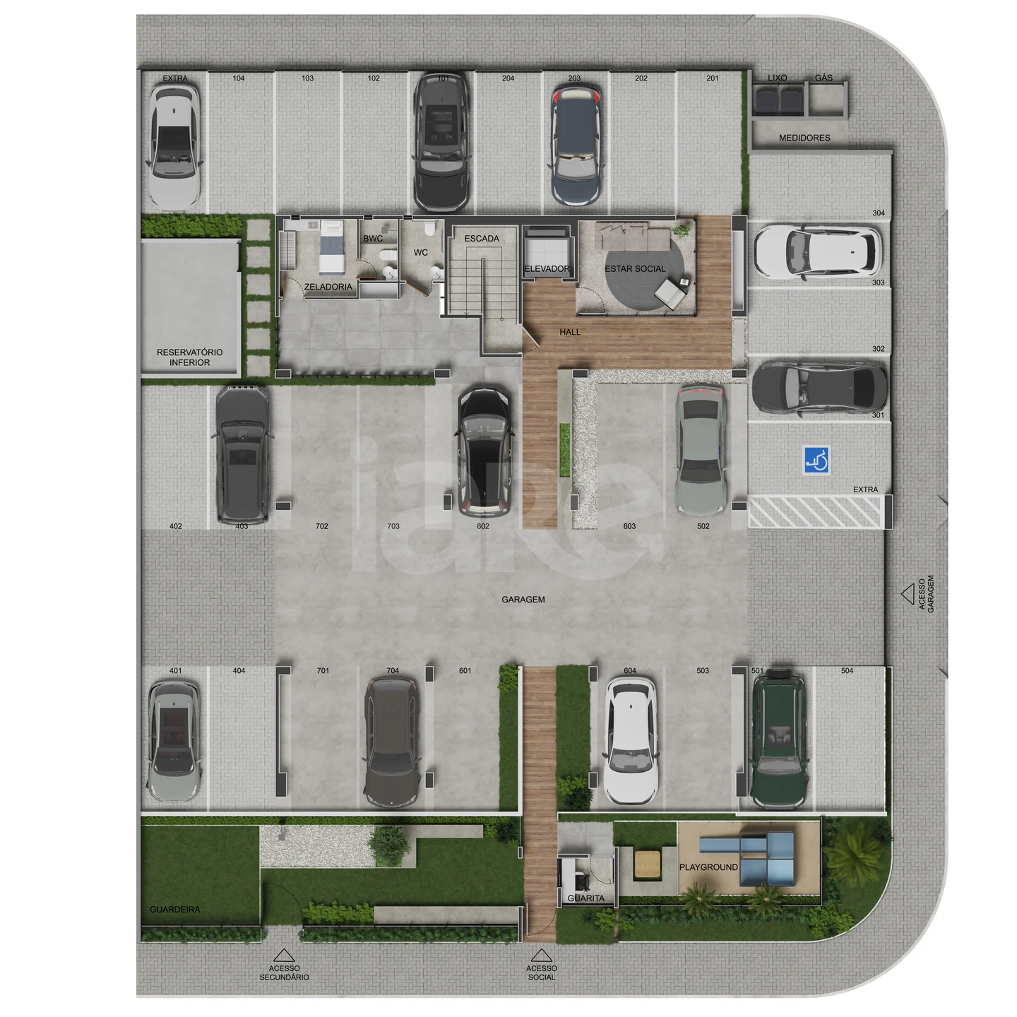 Planta — Pavimento térreo