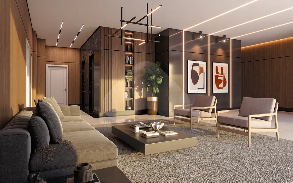 Atrio - Apartamento com 132 m², em Meia Praia — foto 6