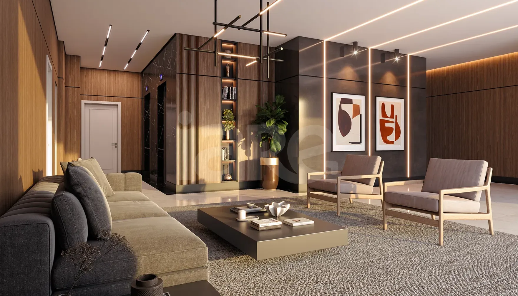 Atrio - Apartamento com 132 m², em Meia Praia — foto 8