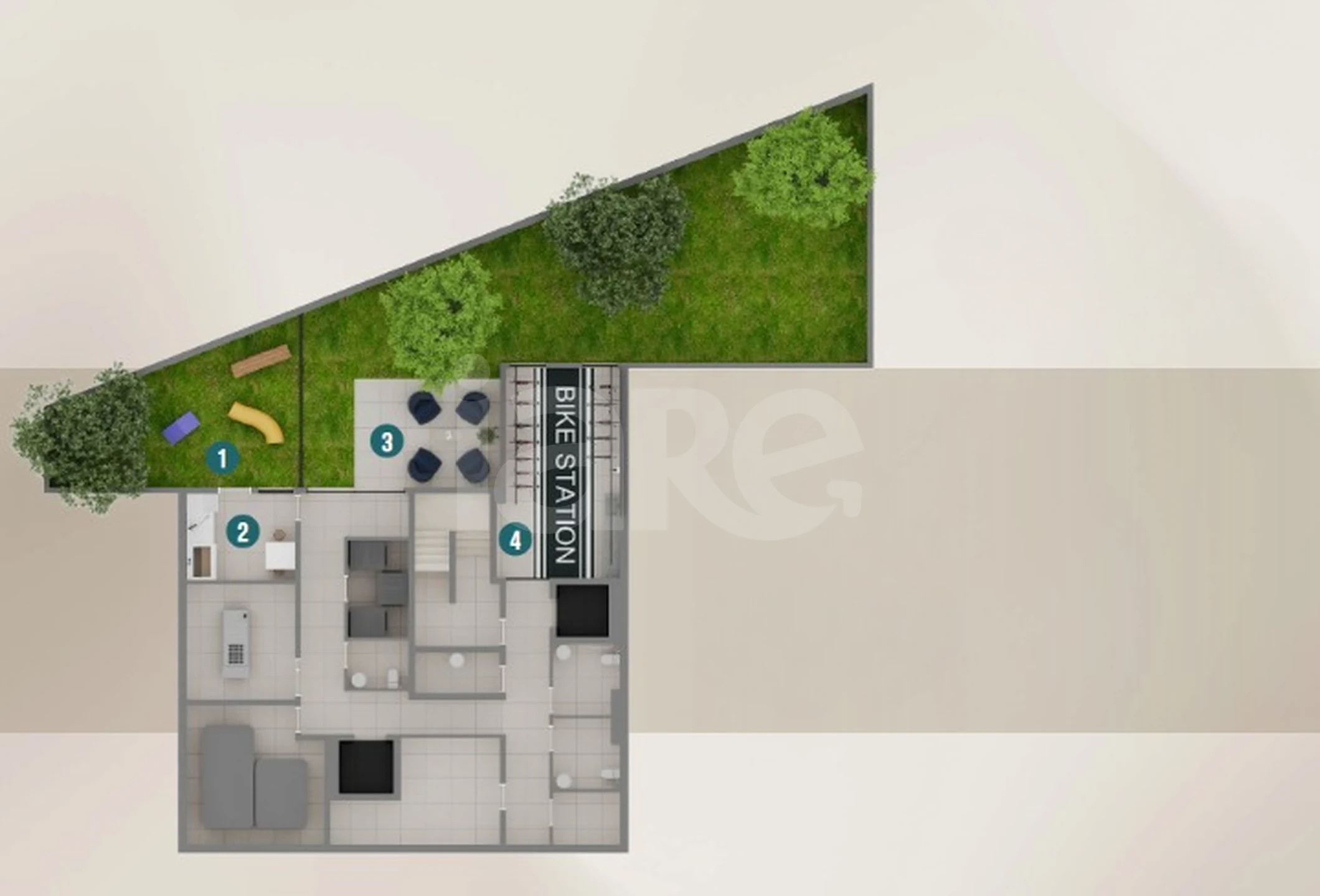 Planta — Pavimento subsolo