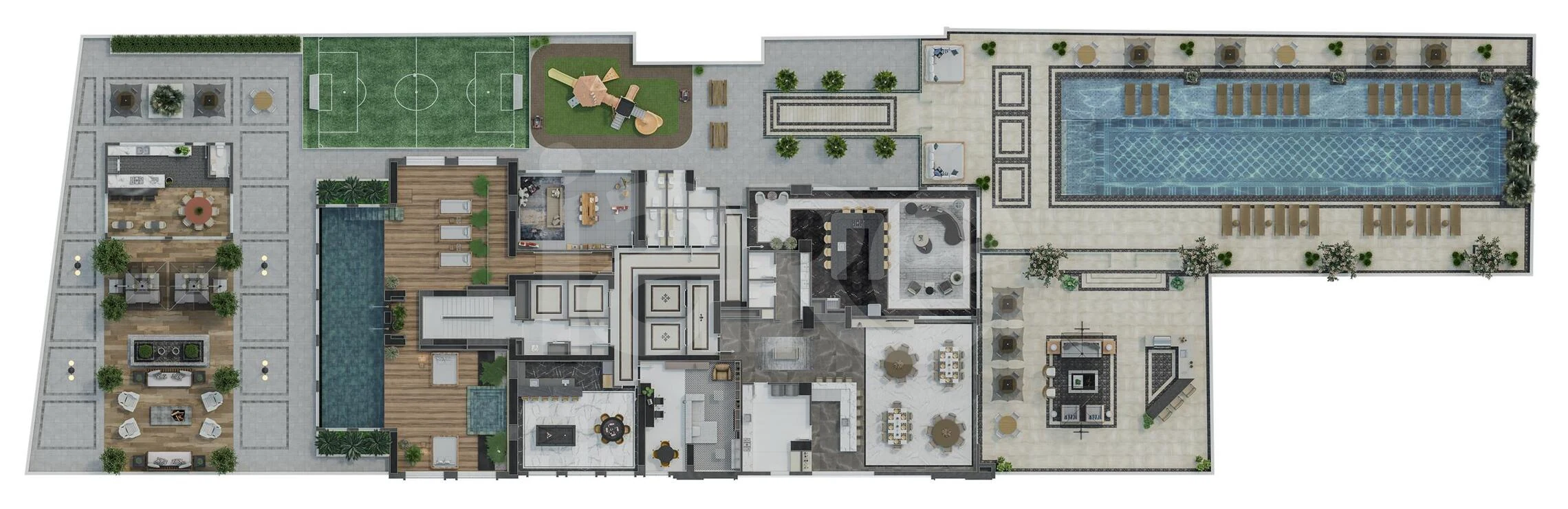 Planta — Pavimento lazer