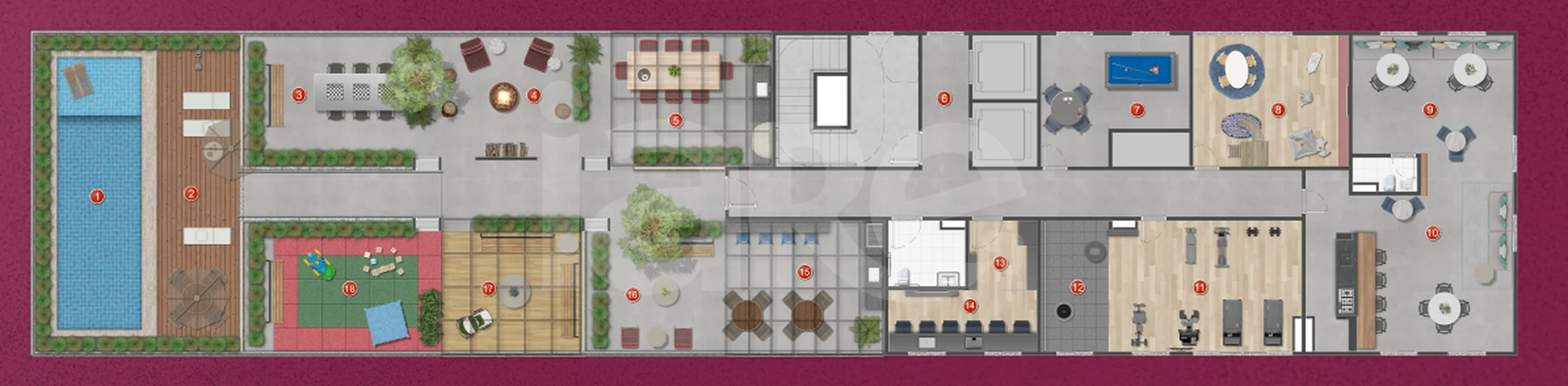 Planta — Pavimento rooftop