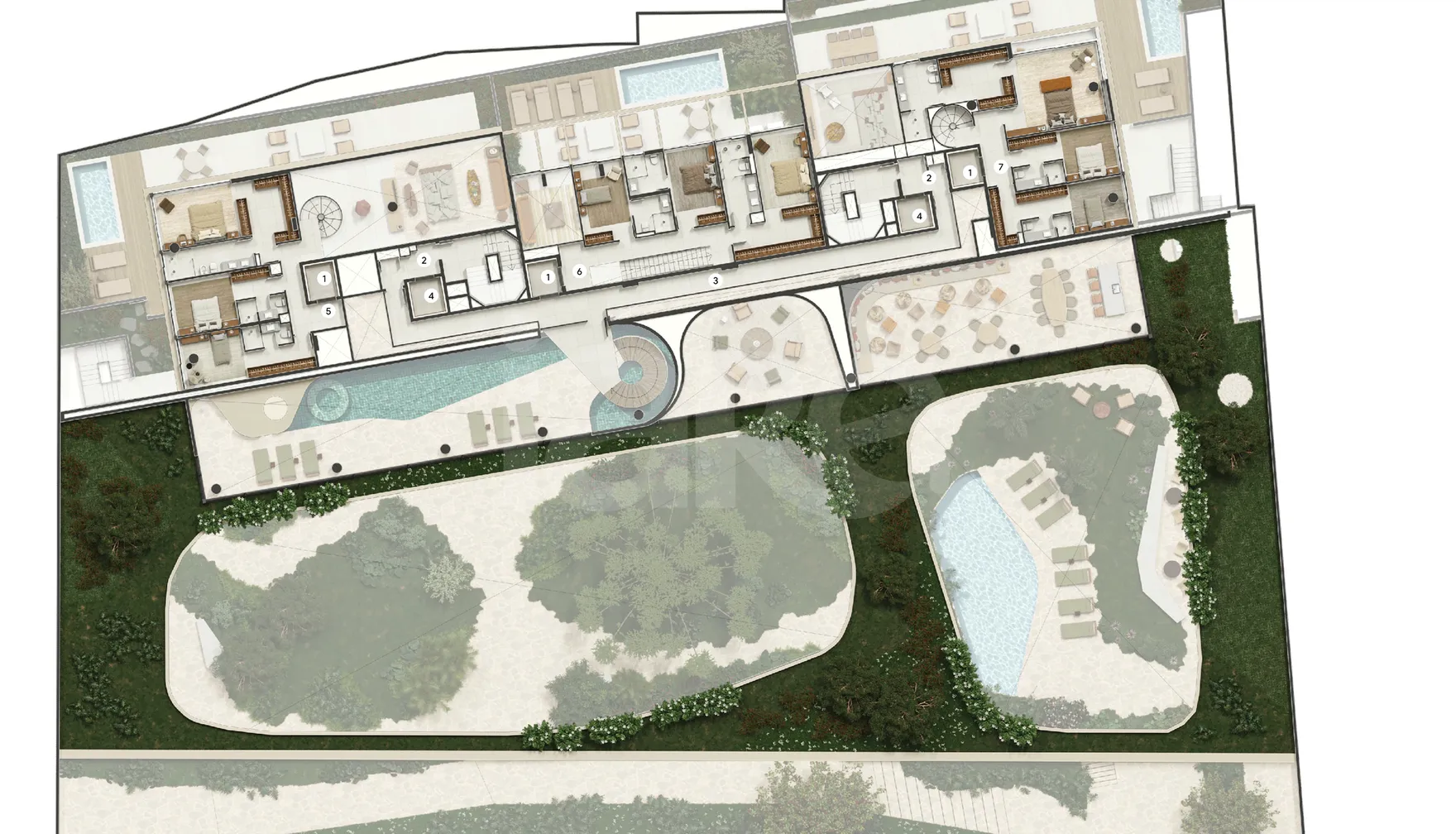 Planta — Pavimento mezanino