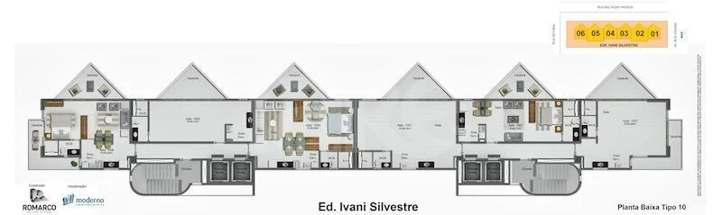 Planta — Pavimento 10
