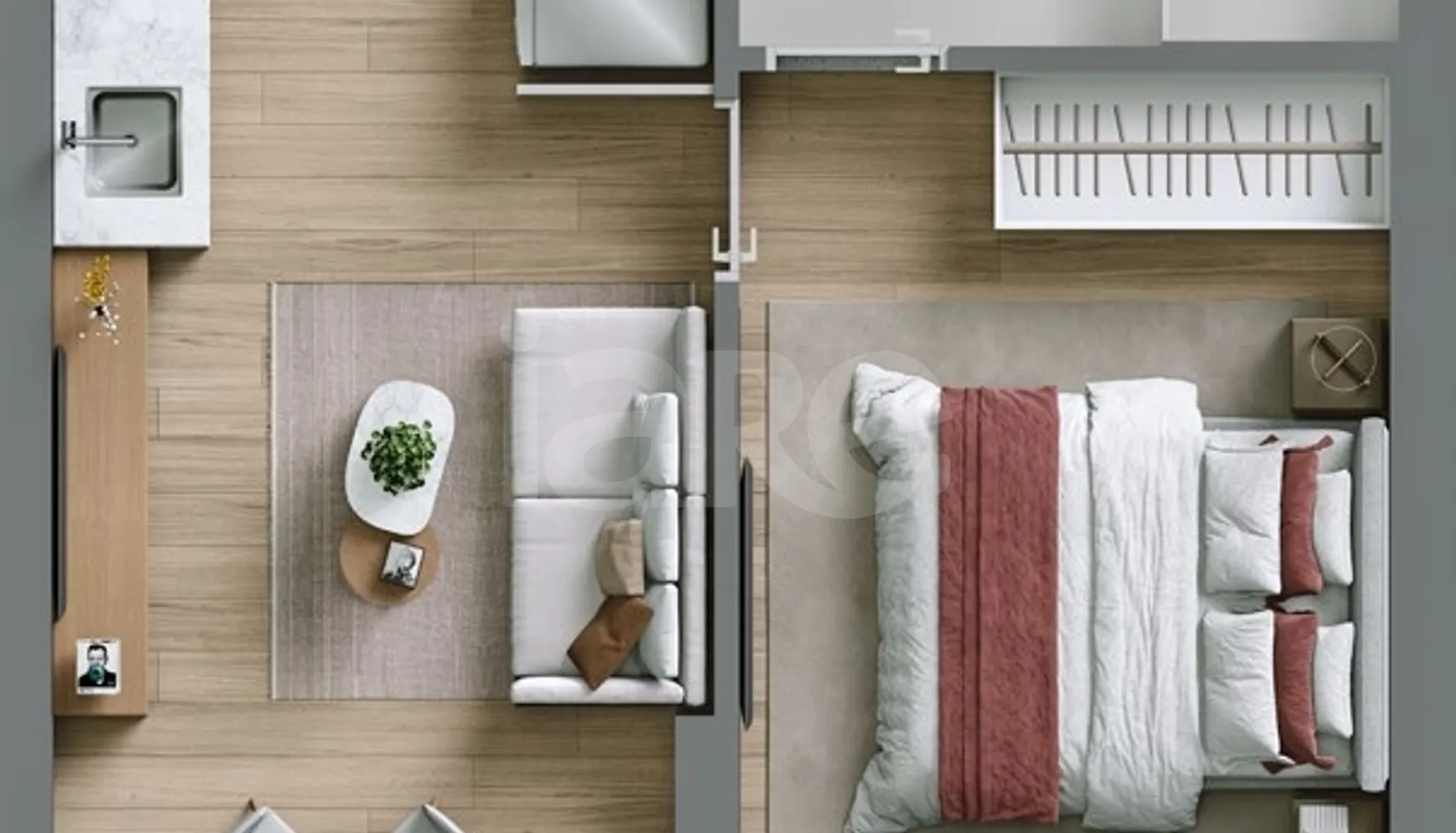 Planta — Garden 34,77 m²