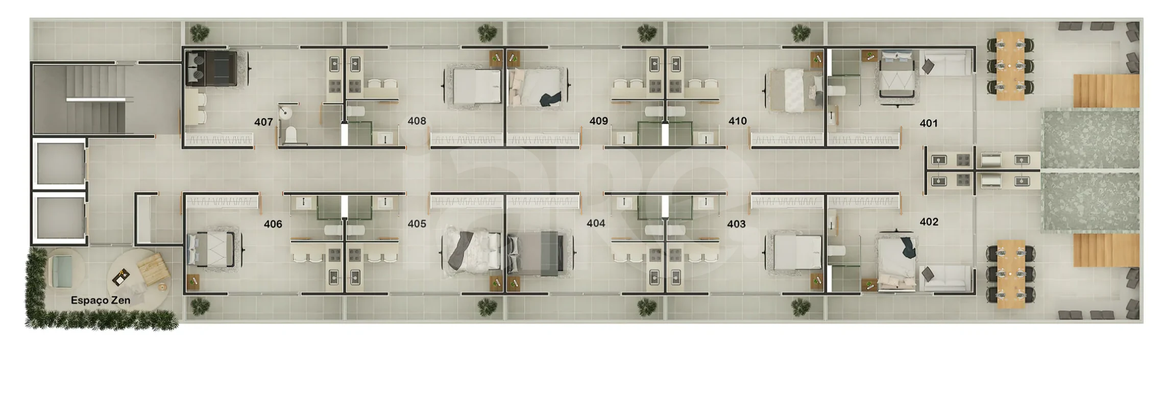 Planta — Pavimento 4