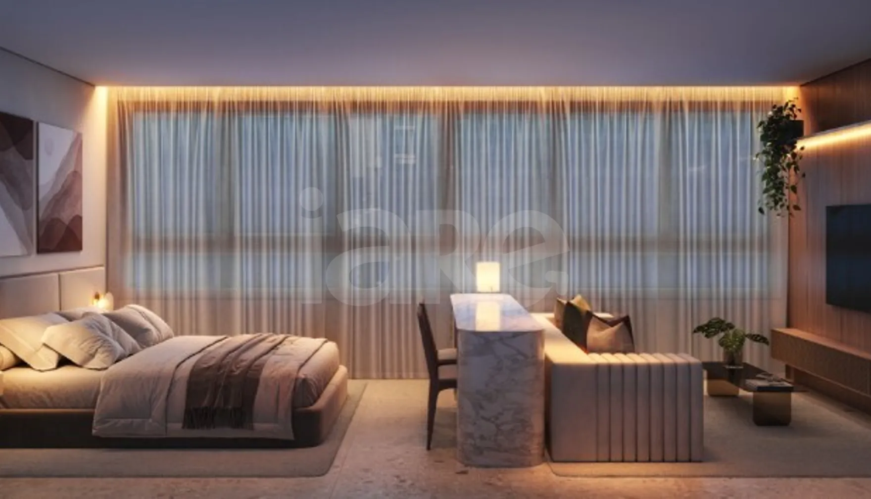 Okena Moema Suítes - Studio com 37 m², em Indianópolis — foto 2