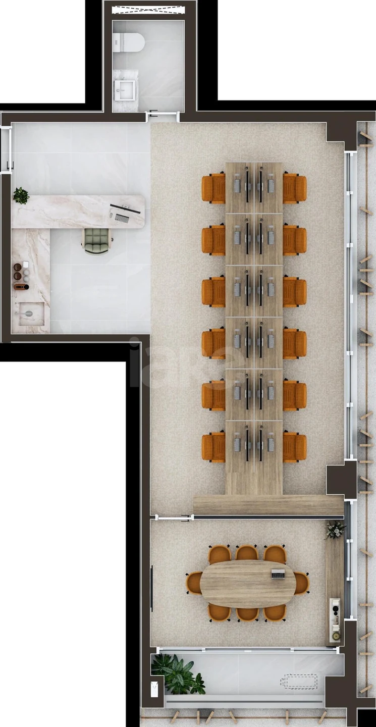 Planta — Sala 72,85 m²