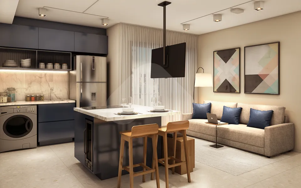 Bracon Faria Lima - Apartamento com 24,37 m², em Pinheiros — foto 5