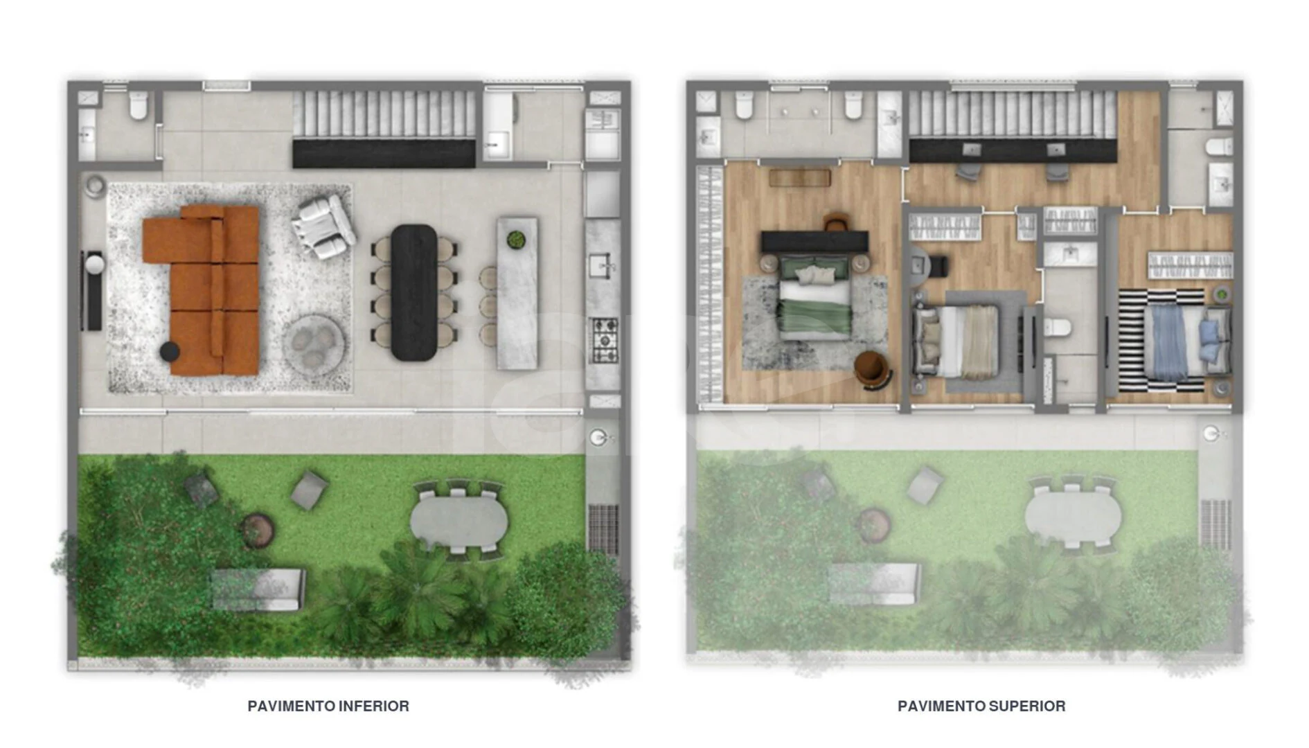 Planta — Casa em Condomínio 274,55 m²