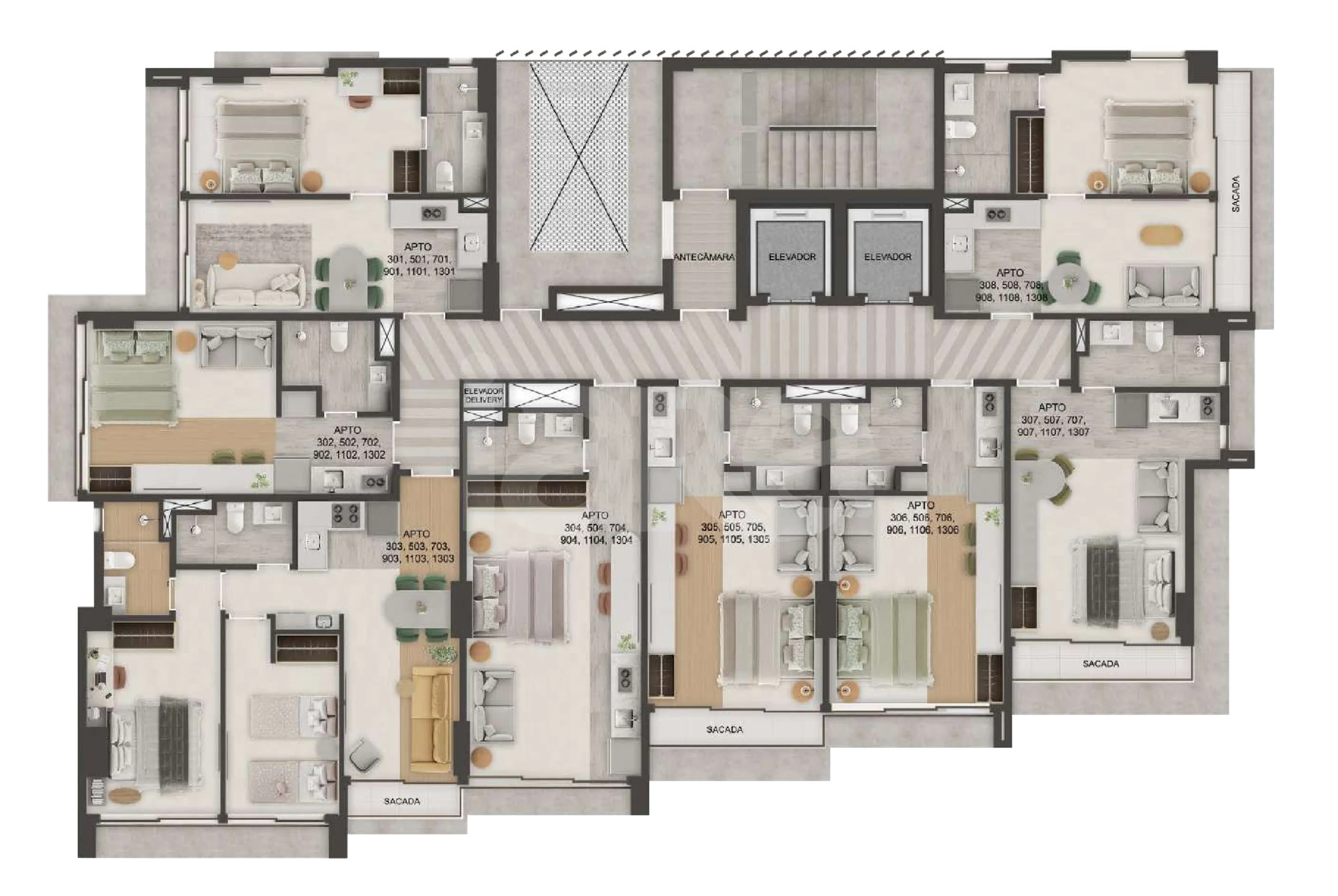 Planta — Pavimento 3