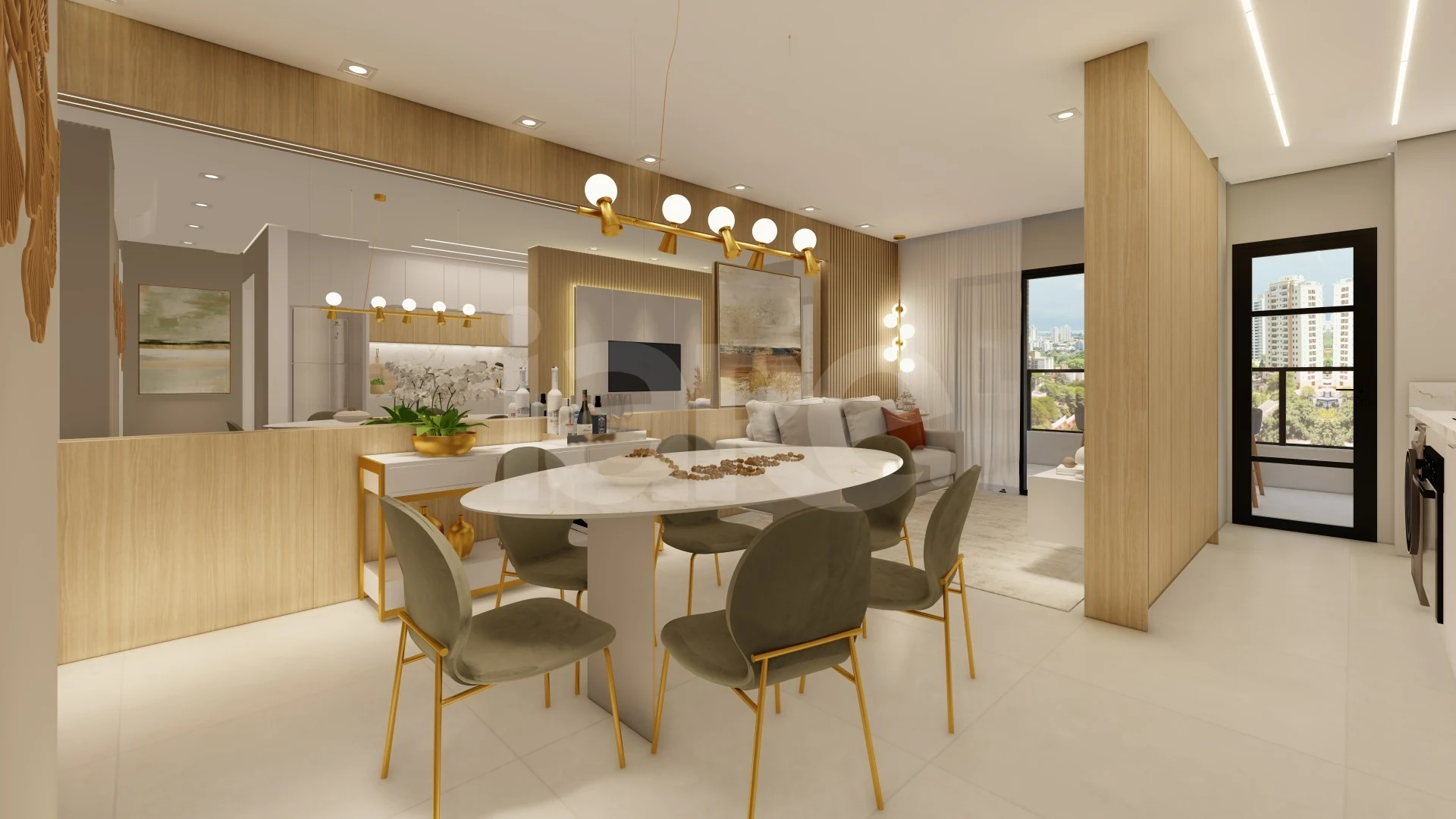 Oceanic Residence - Apartamento com 76,95 m², em Barreiros — foto 3