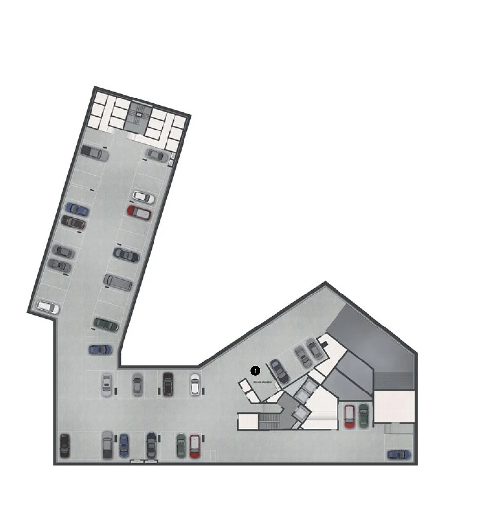 Planta — Pavimento subsolo 03