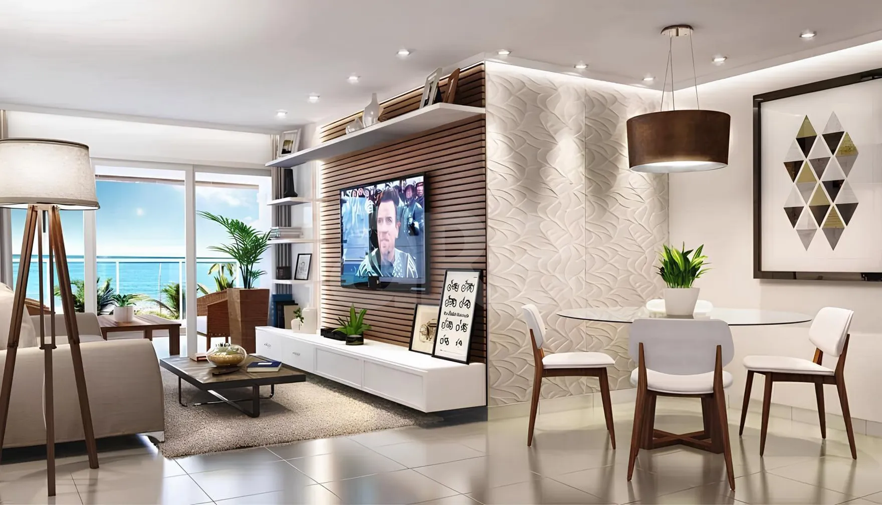 Chaves do Paraíso - Apartamento com 71,97 m², em Ponta de Campina — foto 2
