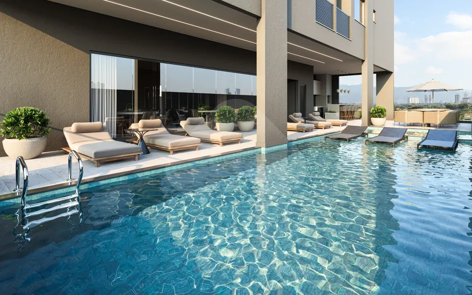 Clara Palace - Apartamento com 76,7 m², em Perequê — foto 7