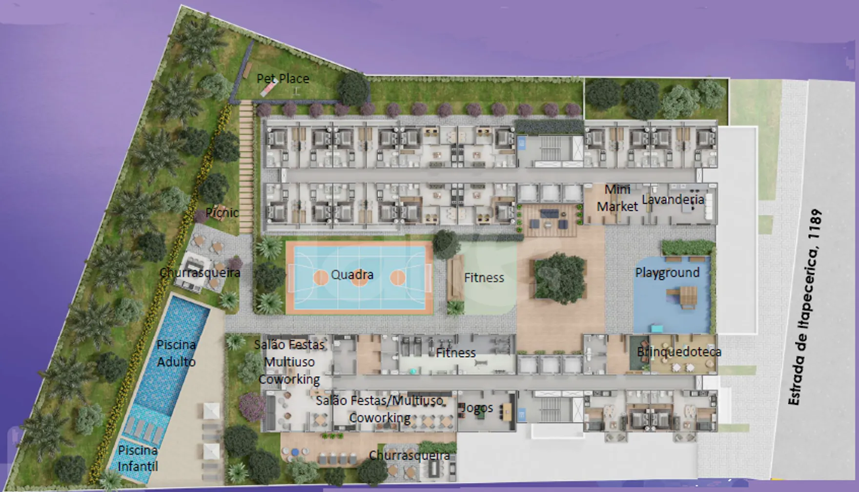 Planta — Pavimento lazer