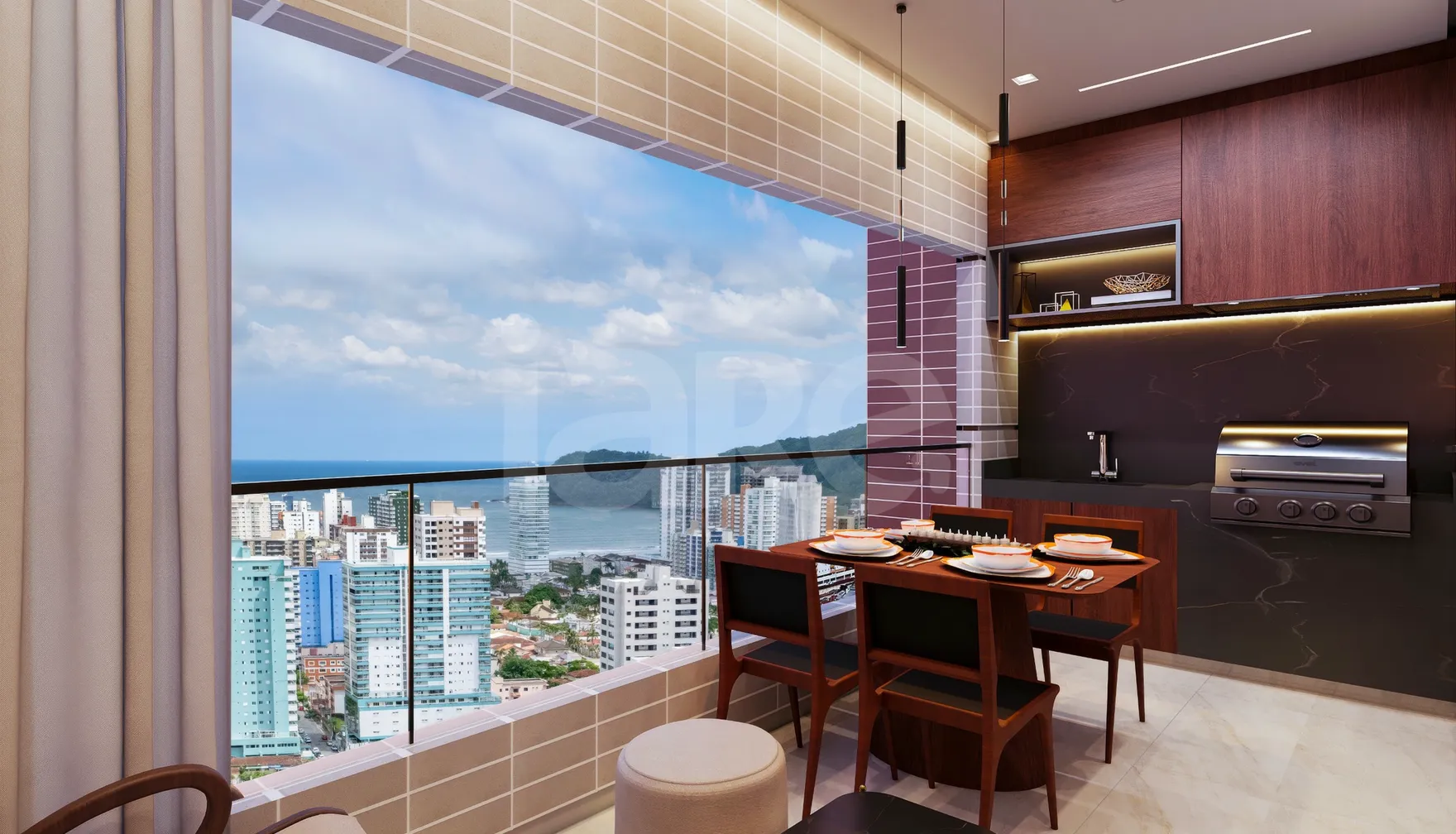 House Garden - Apartamento com 73,36 m², em Canto do Forte — foto 15