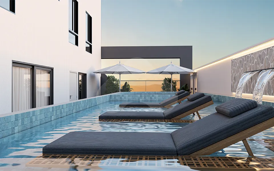Interlagos - Apartamento com 34,57 m², em Balneário Perequê — foto 5