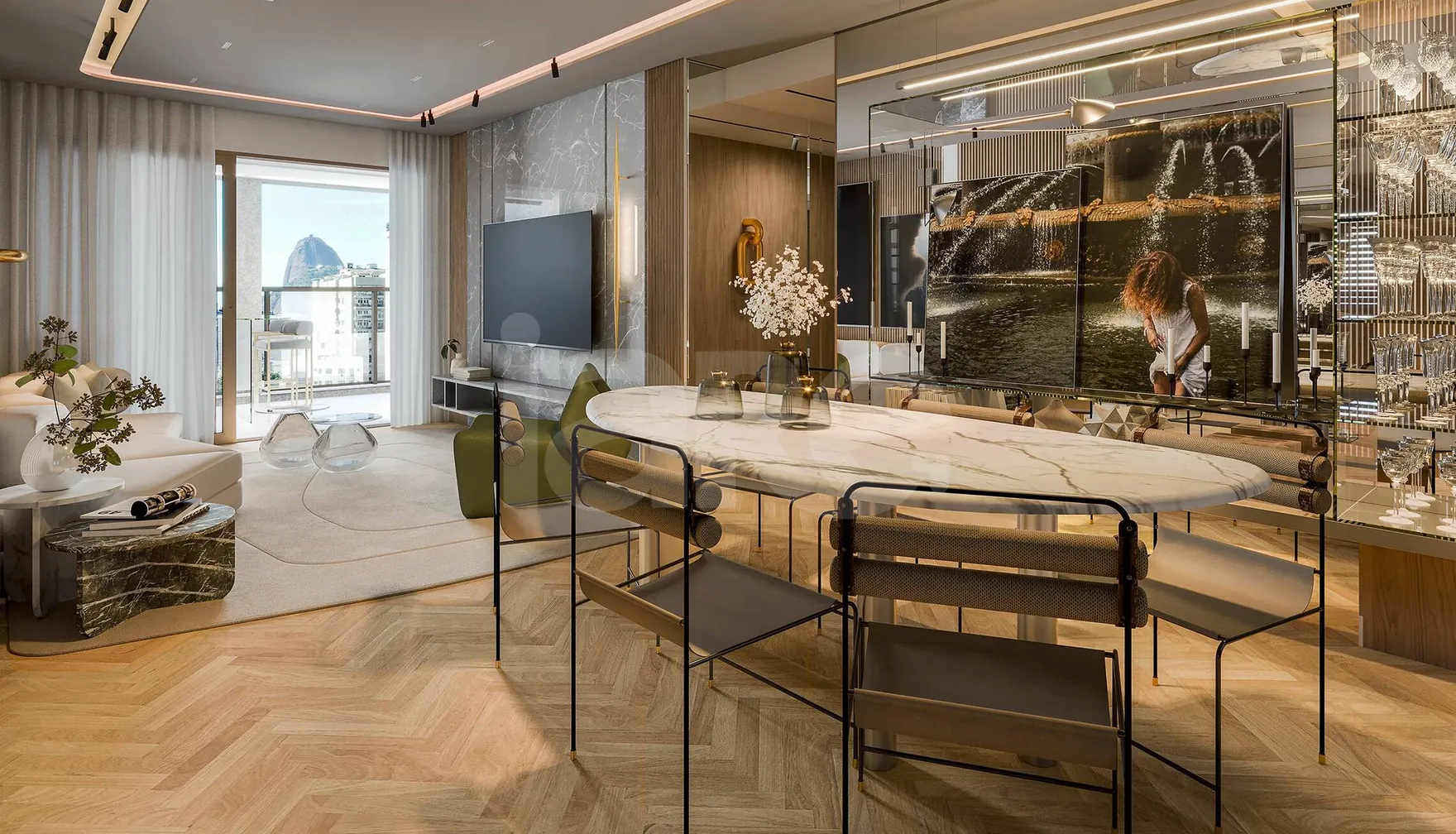Iconyc By Yoo - Garden com 163,88 m², em Botafogo — foto 2