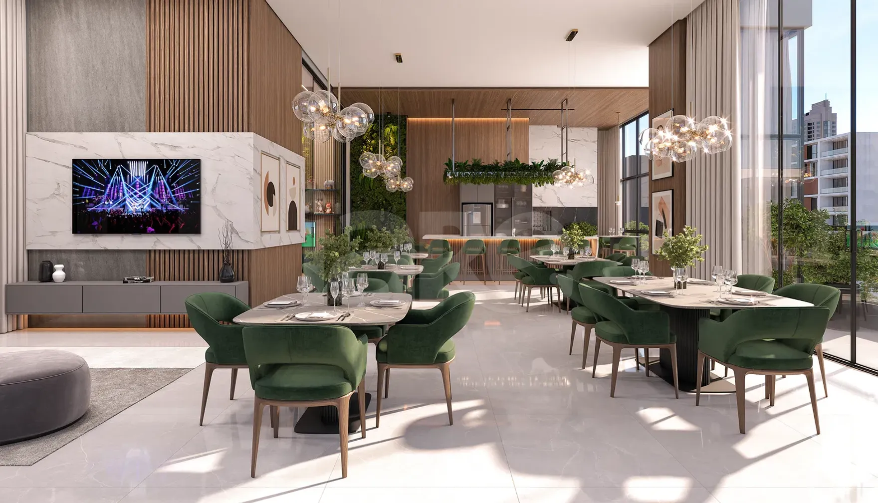 Atrio - Apartamento com 132 m², em Meia Praia — foto 11