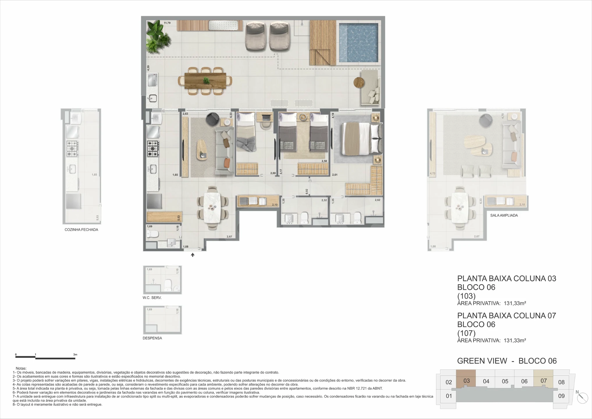 Planta — Garden 131,33 m²