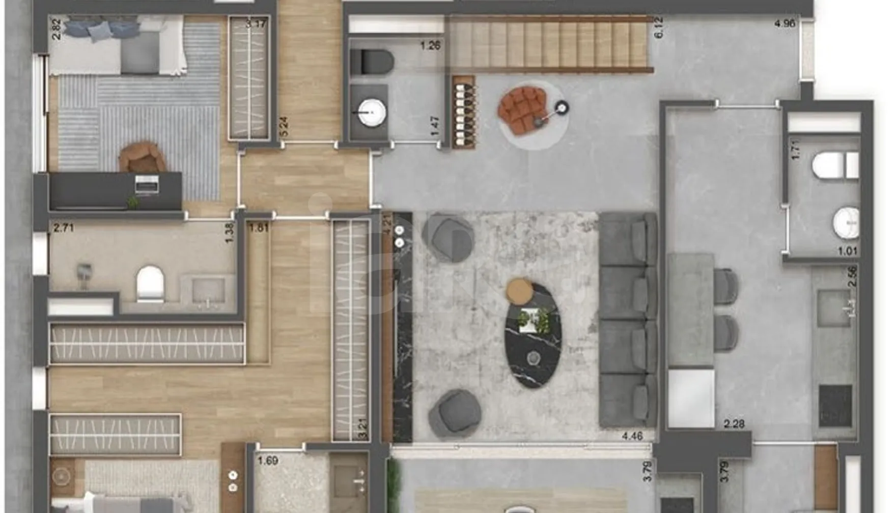 Planta — Garden 184,18 m²
