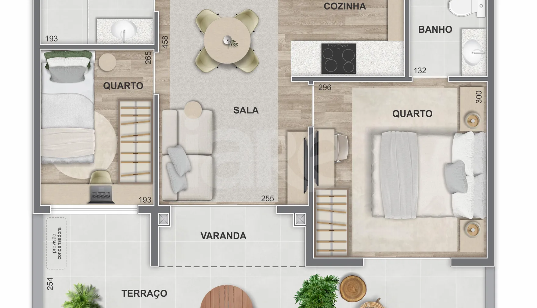 Planta — Garden 59 m²