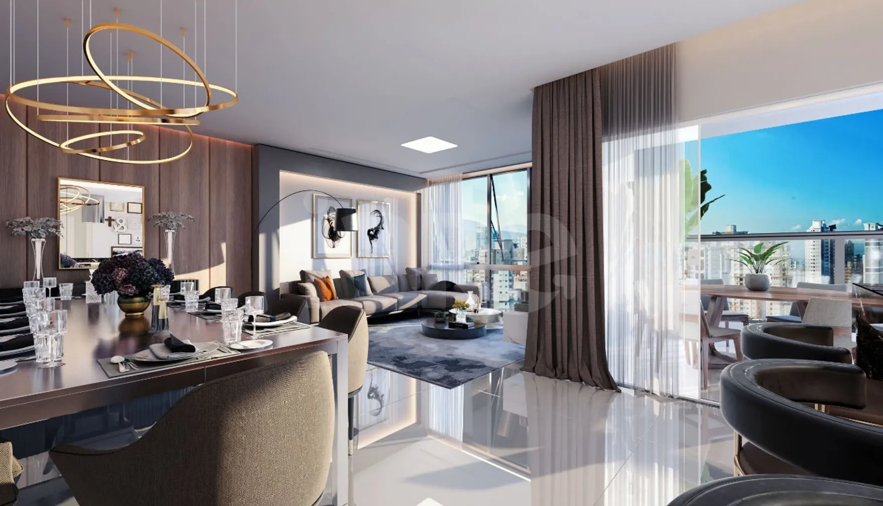 Maria Dellagnelo da Silva Residence - Apartamento com 145,2 m², em Meia Praia — foto 2