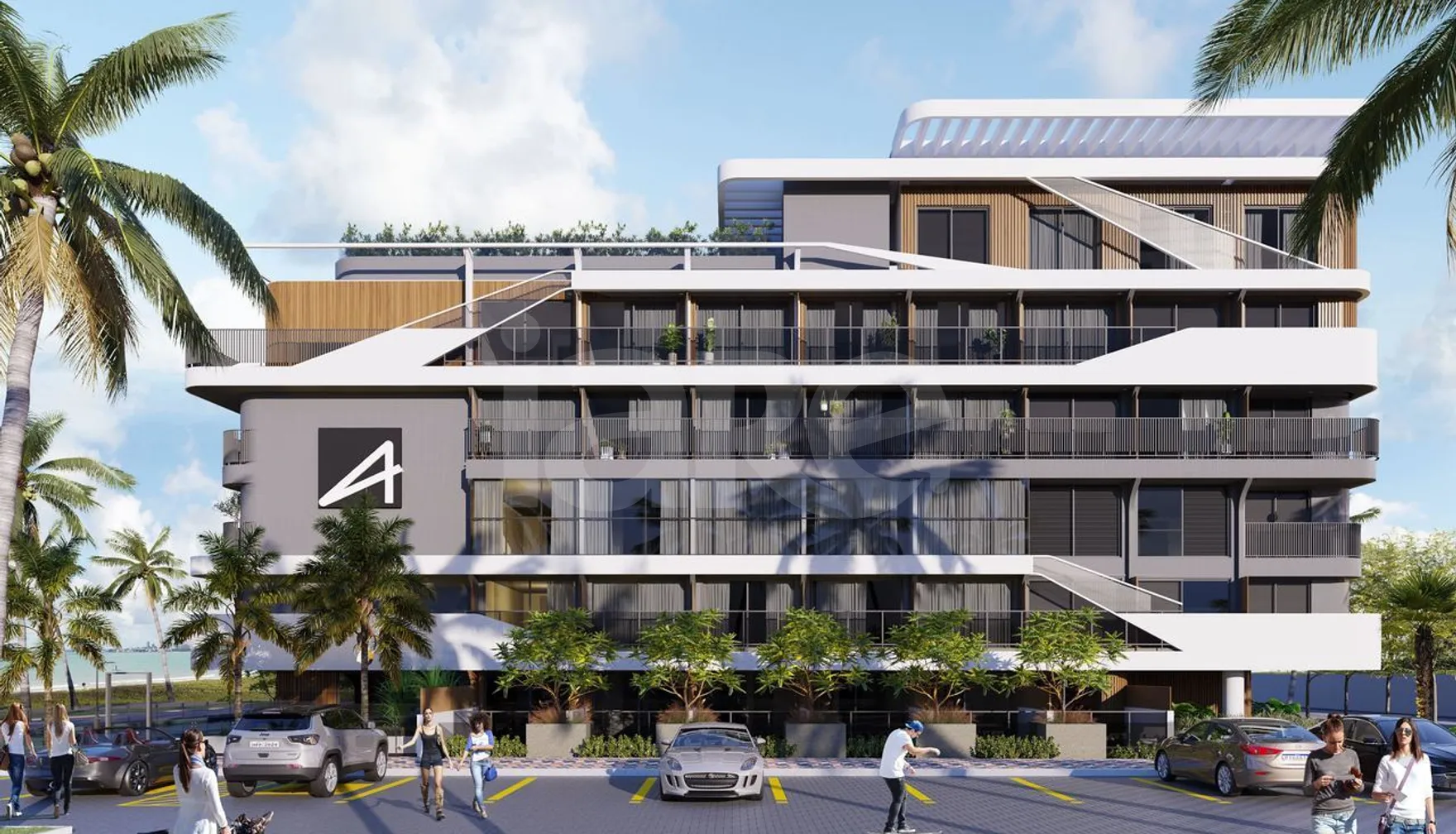 Azimut - Garden com 31,2 m², em Intermares — foto 5