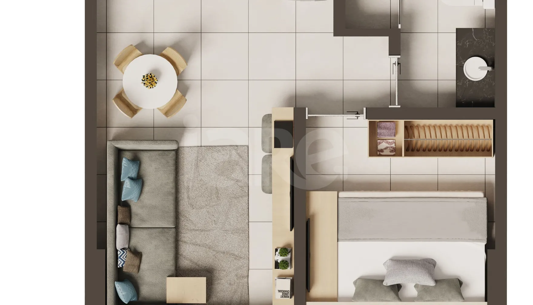 Planta — Apartamento 27,58 m²