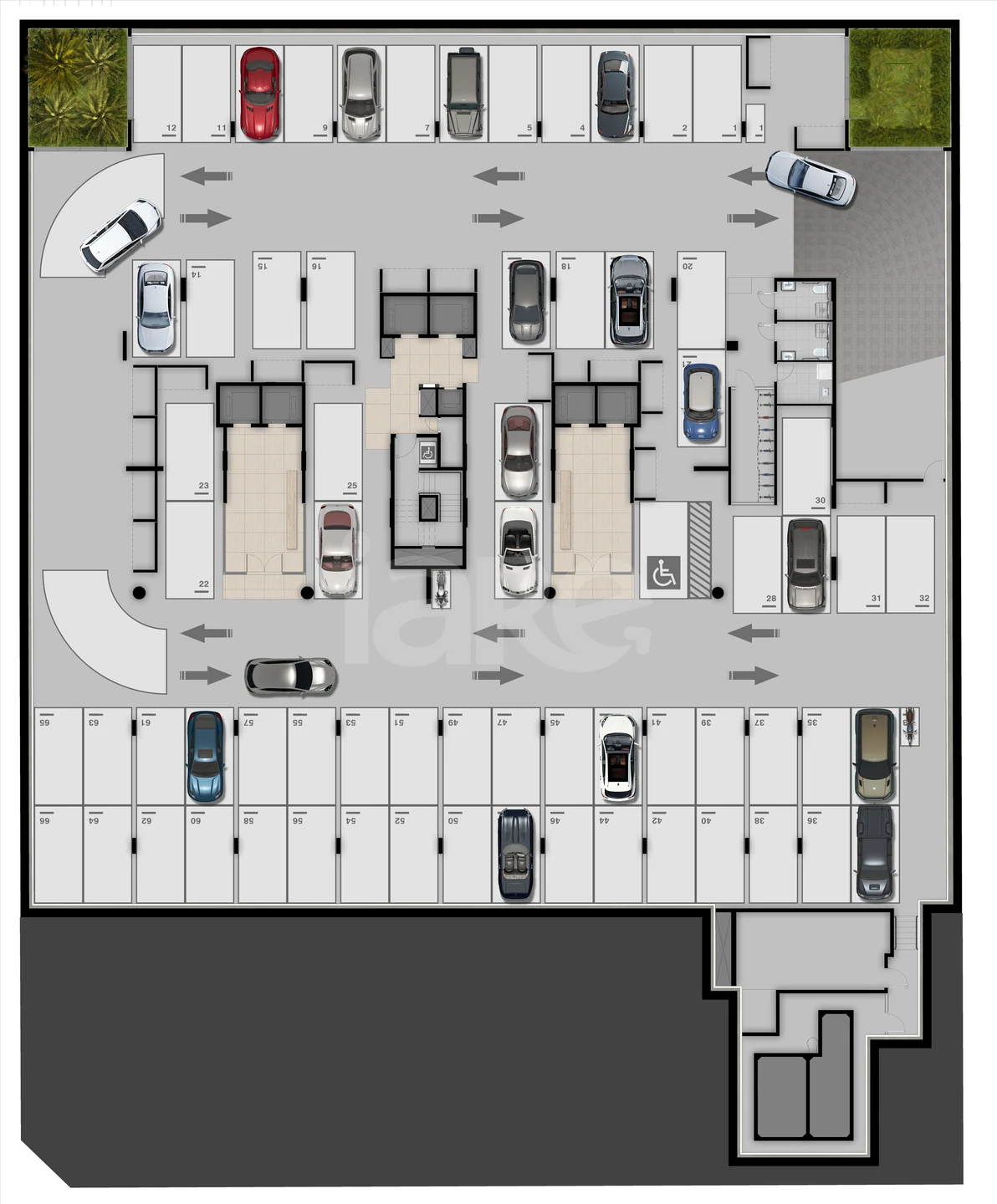 Planta — Pavimento subsolo 2