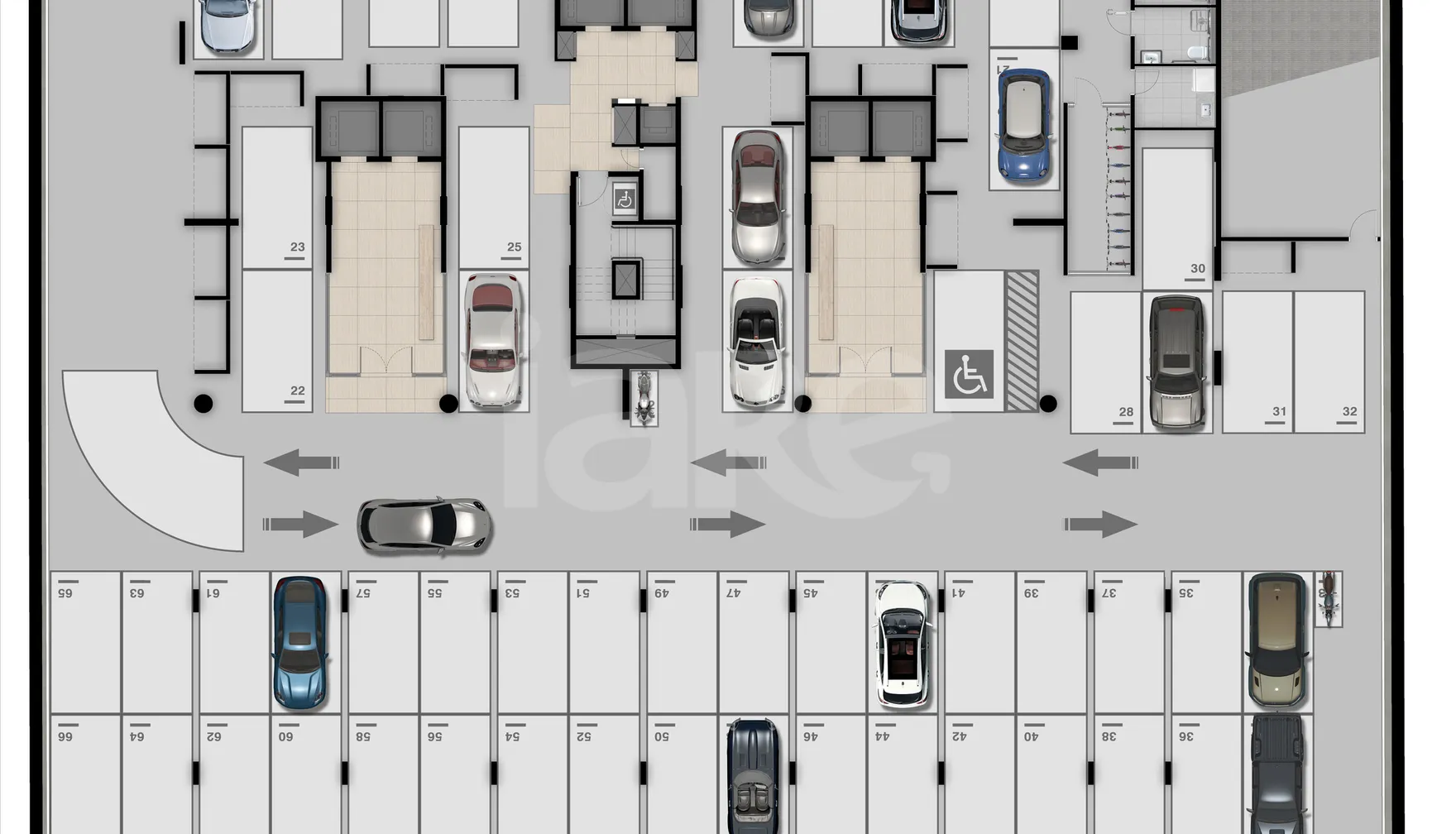 Planta — Pavimento subsolo 2