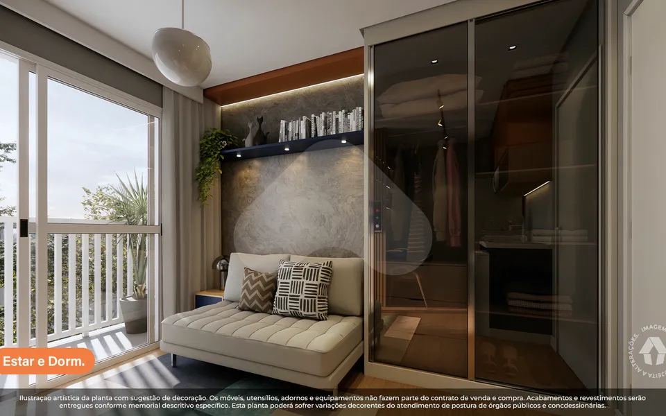Metrocasa Parque Independência - Apartamento com 27,49 m², em Vila Monumento — foto 3