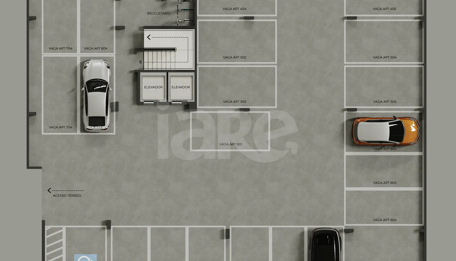Planta — Pavimento subsolo
