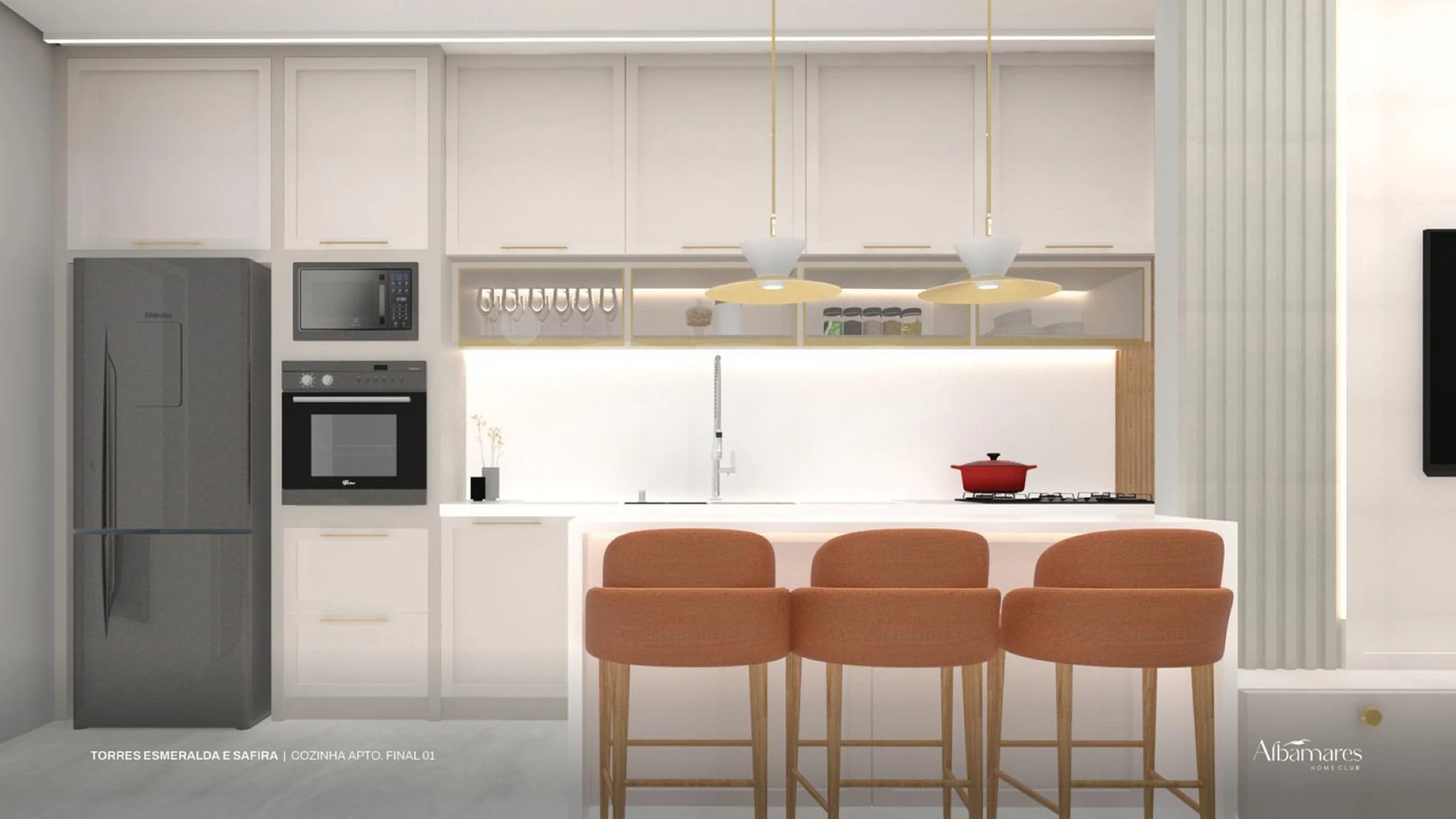 Albamares Home Club - Apartamento com 76,72 m², em Ressacada — foto 7