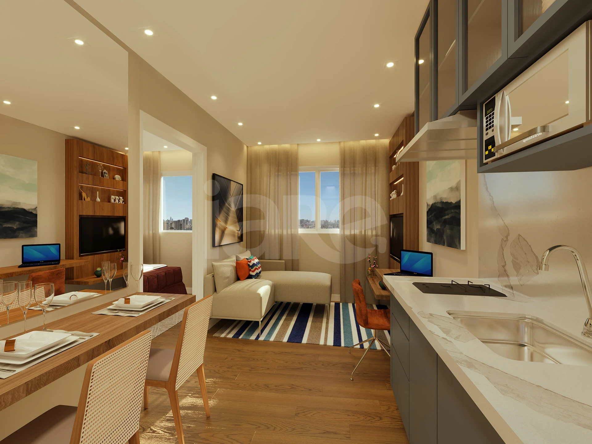Seletto Santa Catarina - Apartamento com 33,31 m², em Vila Mascote — foto 3