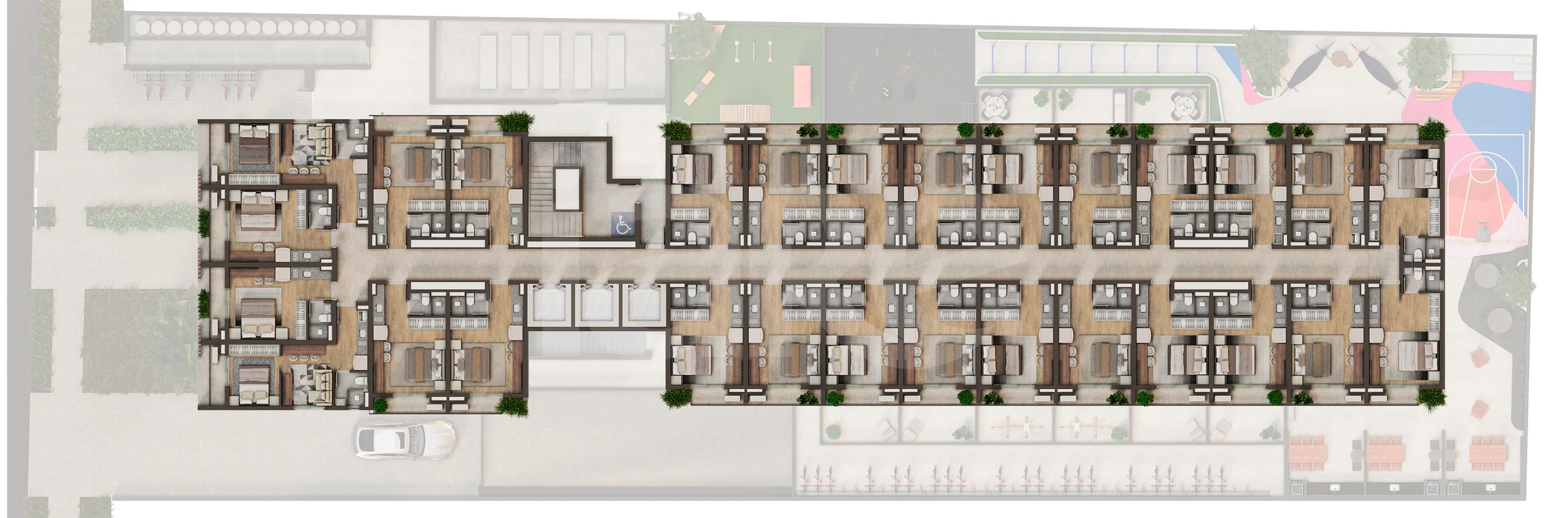 Planta — Pavimento 3 ao 5