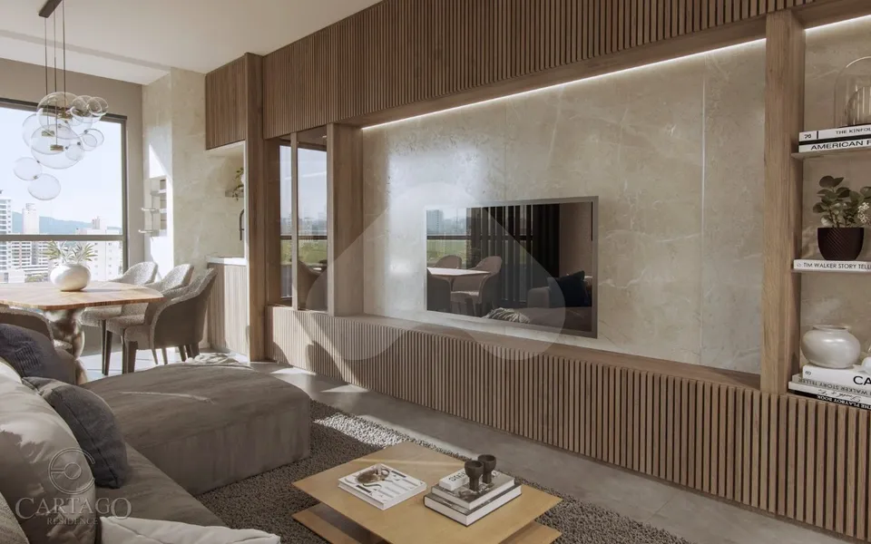 Cartago Residence - Apartamento com 87 m², em Meia Praia — foto 2