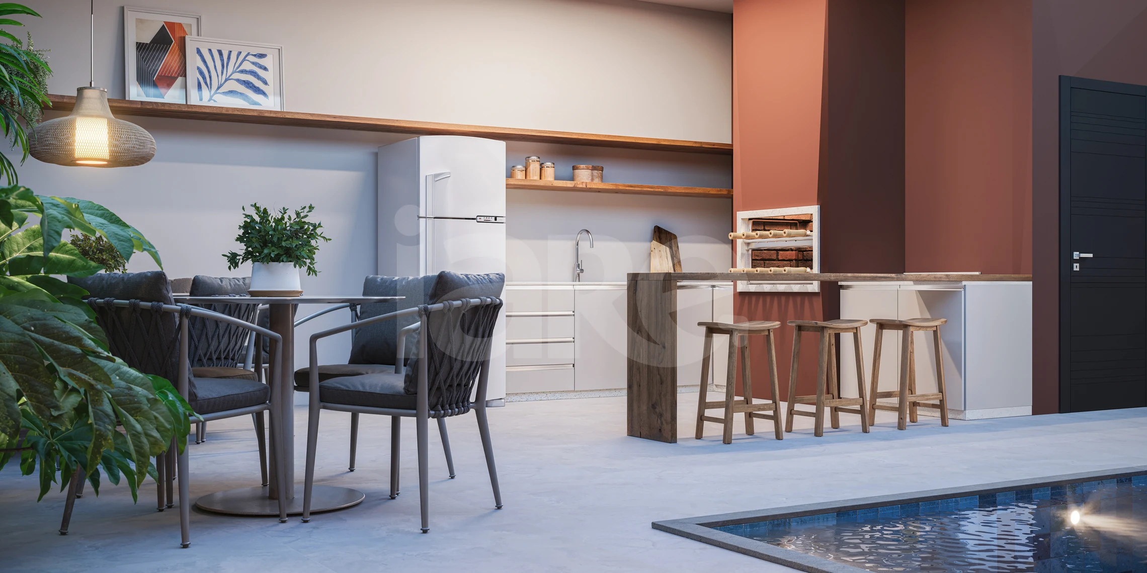 Rubi Condomínio Clube - Apartamento com 42 m², em Jardim Vila Galvão — foto 7